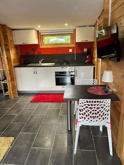 Corcieux Chalet 2 Personnes Avec Jacuzzi Et Piscine Saisonniere Partagee מראה חיצוני תמונה