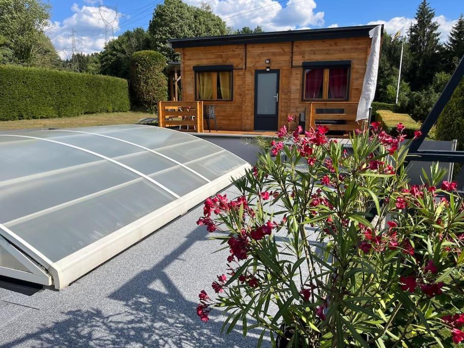 Corcieux Chalet 2 Personnes Avec Jacuzzi Et Piscine Saisonniere Partagee מראה חיצוני תמונה
