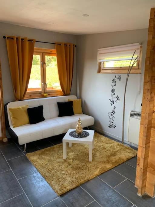 Corcieux Chalet 2 Personnes Avec Jacuzzi Et Piscine Saisonniere Partagee מראה חיצוני תמונה