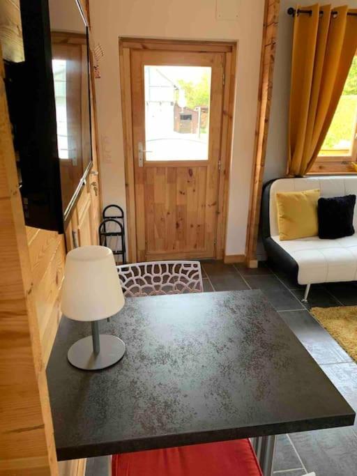 Corcieux Chalet 2 Personnes Avec Jacuzzi Et Piscine Saisonniere Partagee מראה חיצוני תמונה